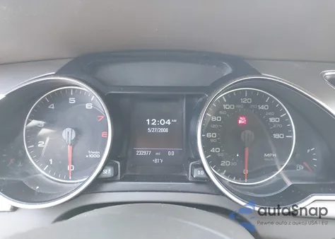 2009 Audi A5 3.2L из США, поврежденный, VIN WAUDK78T09A016755